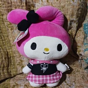 Sanrio My Melody Plush Alternative Goth Punk Stuffed Animal
